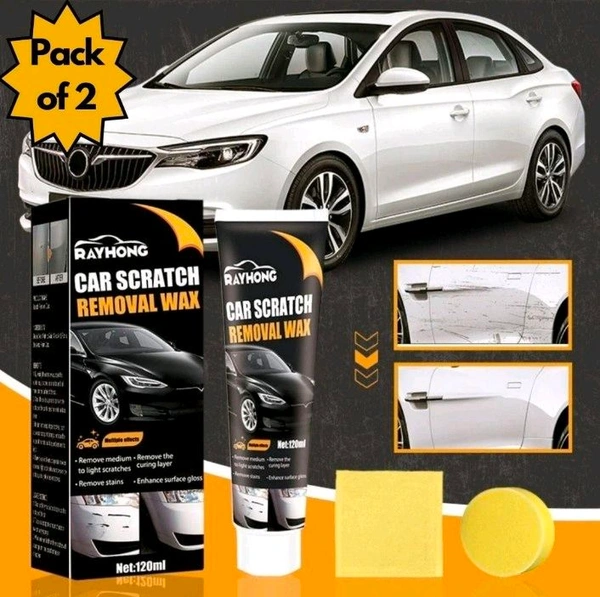 NIRVANA  Car Scretch Removal Wax (Pack of 2)
