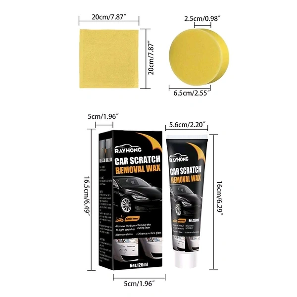 NIRVANA  Car Scretch Removal Wax (Pack of 2)