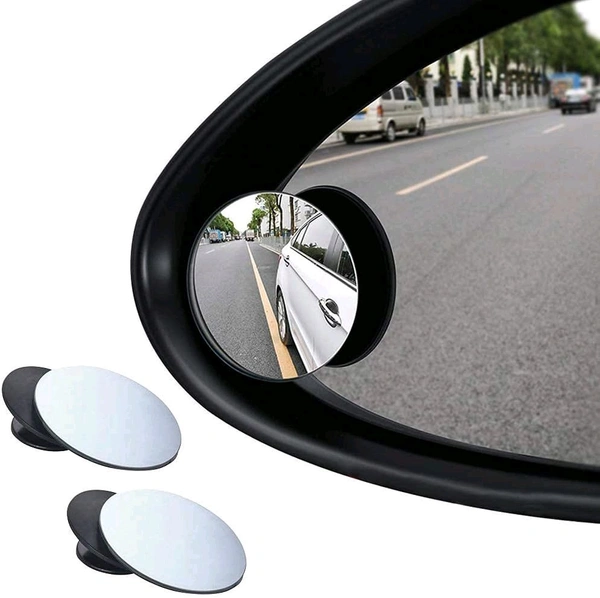 NIRVANA Blind Spot Mirror For Car/Bus/Truck (Pack Of 2)