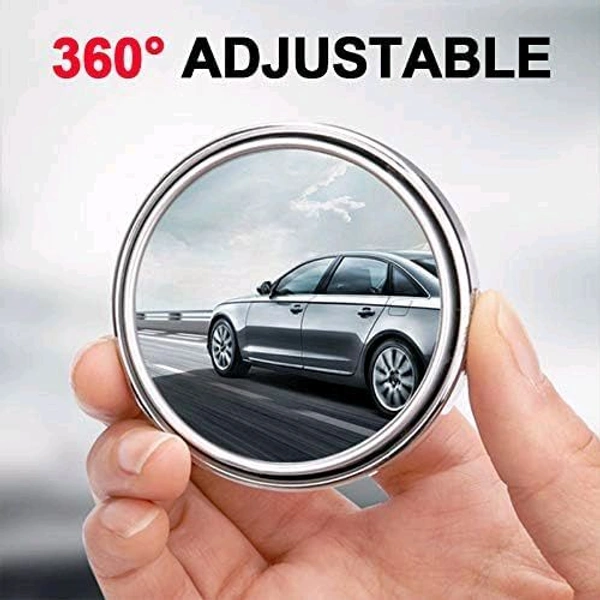 NIRVANA Blind Spot Mirror For Car/Bus/Truck (Pack Of 2)