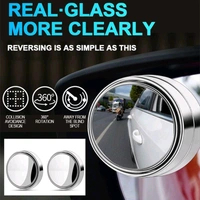 NIRVANA Blind Spot Mirror For Car/Bus/Truck (Pack Of 2)