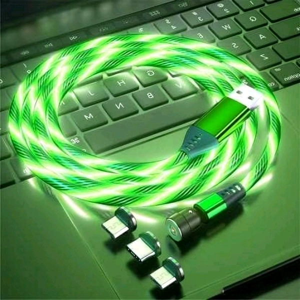NIRVANA 3 In 1 Fast Charging Magnetic Data Cable 