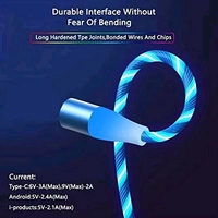 NIRVANA 3 In 1 Fast Charging Magnetic Data Cable 
