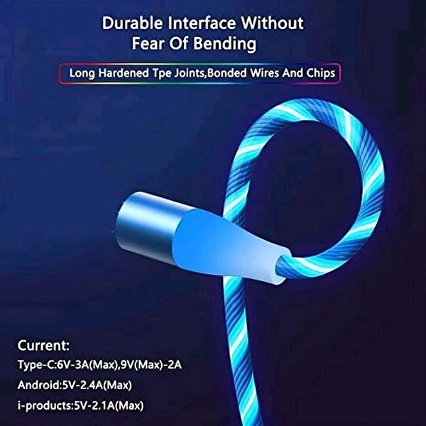 NIRVANA 3 In 1 Fast Charging Magnetic Data Cable 
