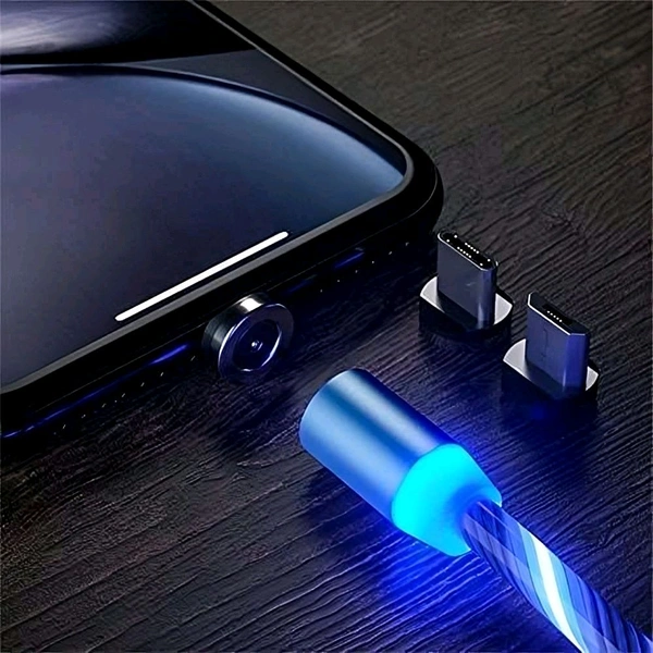 NIRVANA 3 In 1 Fast Charging Magnetic Data Cable 
