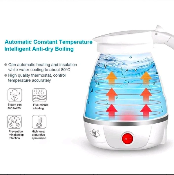 NIRVANA  Silicon Foldable Electric Kettle