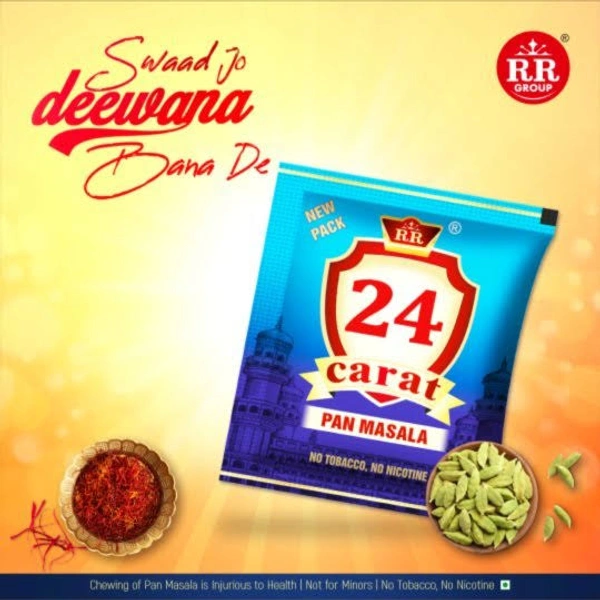 24 Pan Masala 120 Pouch - Blue, 2.5g