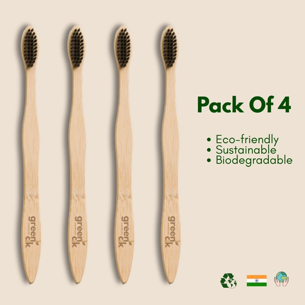 bamboo tooth brush pack of4