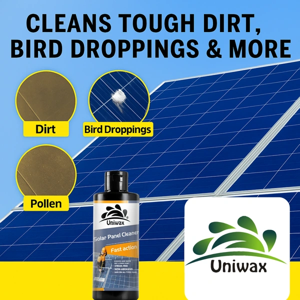 Uniwax Solar Panel Cleaner – Streak-Free, Eco-Friendly & Safe for All Panels - 1 L