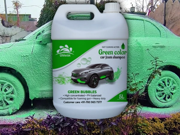 Uniwax color foam wash with wax colour foam car wash shampoo - 5kg