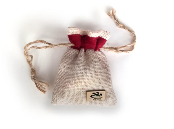 Air freshener jute  perfume bag - 1 bag with two fillers