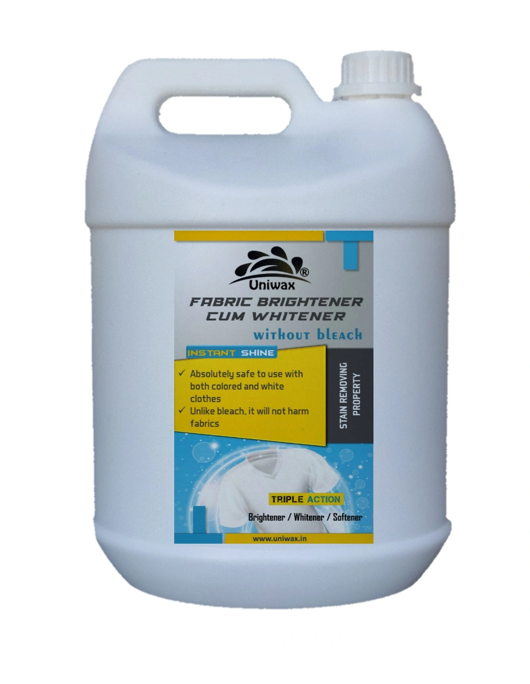 Fabric brightener and whitener - 5 liter