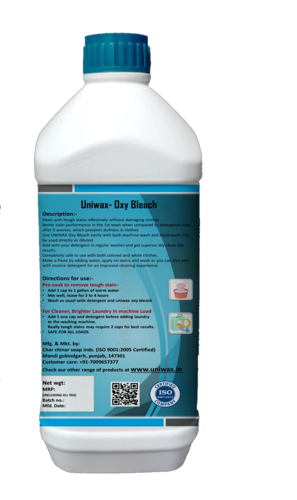 OXY BLEACH / color safe Non-Chlorine Bleach / Oxy Bleach for Stains - 1 KG