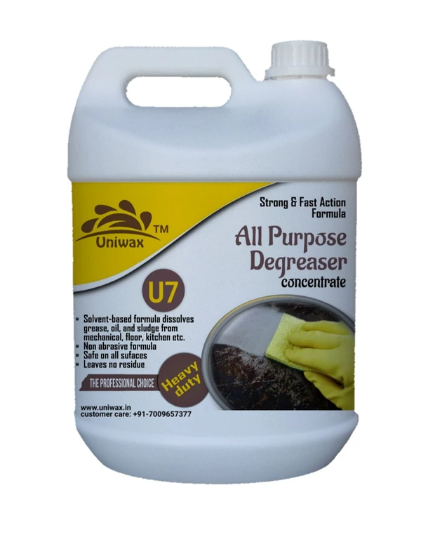 Degreaser U7 All Purpose Oil Remover /Auto Parts Cleaner/ Kitchen Grease Cleaner  - 5kg