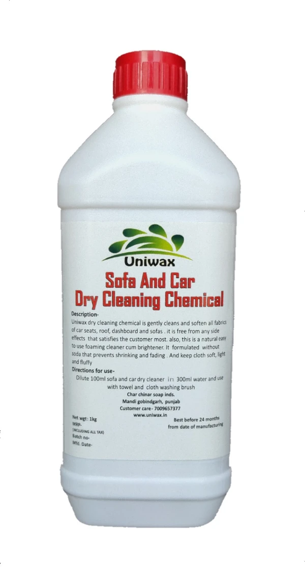 car and sofa dry cleaning chemical concentrate car interior cleaner, sofa cleaner upholstery cleaner - 1kg