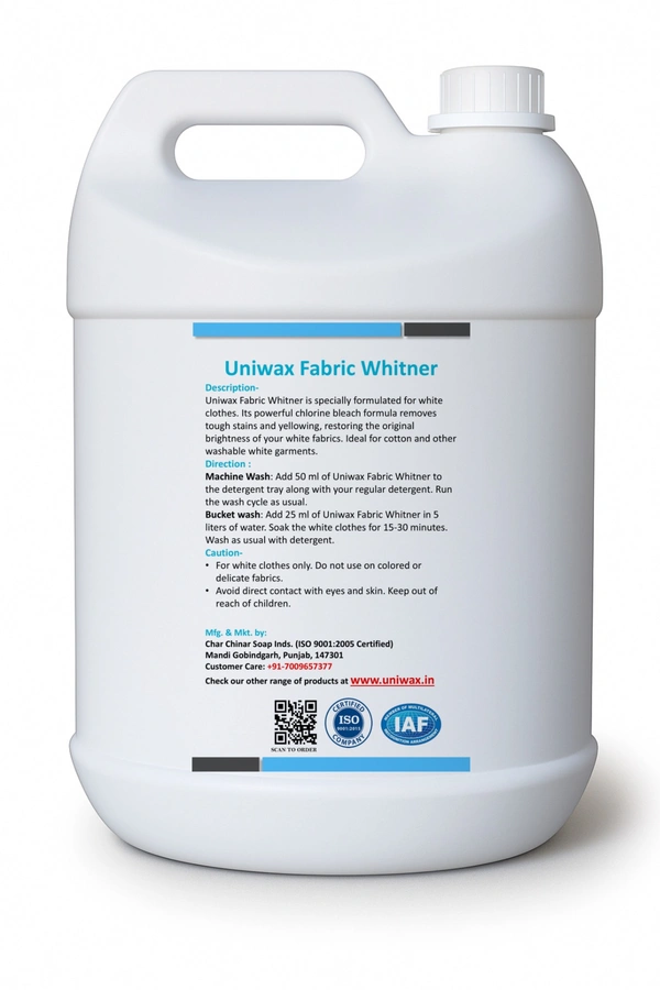 Ultra White Fabric Whitener | Brightens & Removes Yellowing  - 5 kg
