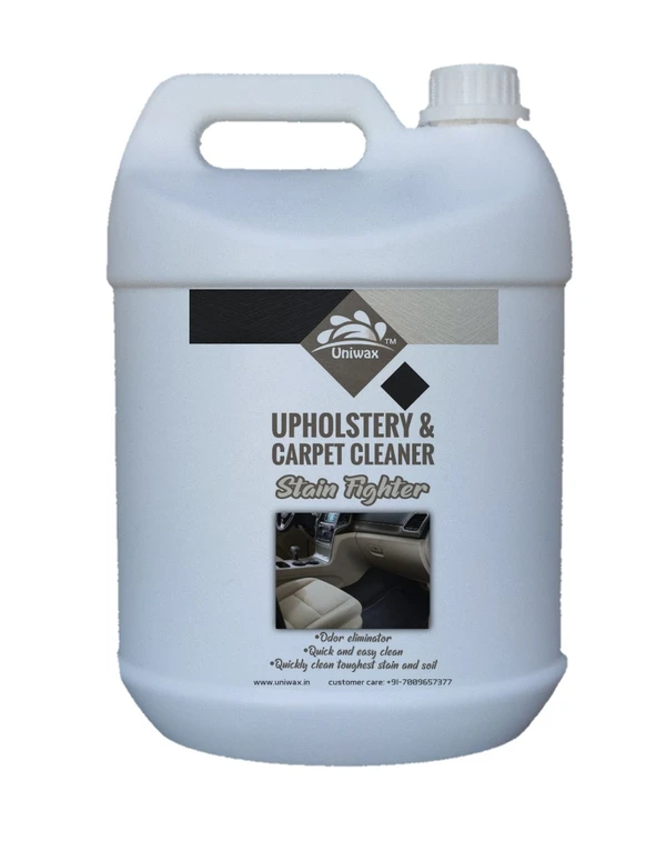 uniwax upholstery cleaner  car and sofa cleaner carpet cleaner Car Interior Cleaner for Car Seat Cleaner, Sofa Cleaner, Carpet Cleaner, Car Roof Cleaner & More - 5kg