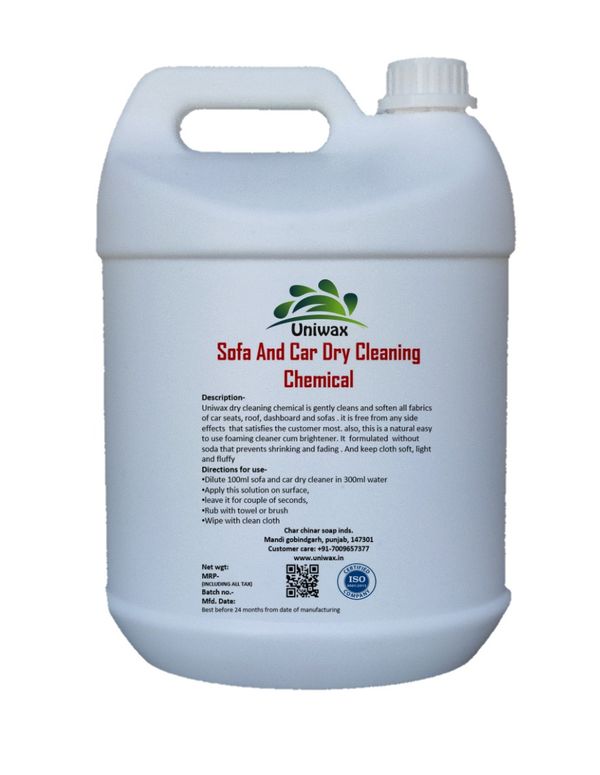 car and sofa dry cleaning chemical concentrate car interior cleaner, sofa cleaner upholstery cleaner - 5kg