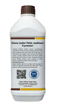 Premium Leather Polish & Conditioner | Natural Color | Restores Shine, Softness & Protection | Suitable for Bags, Shoes, Jackets, Sofas & Car Seats - 1kg
