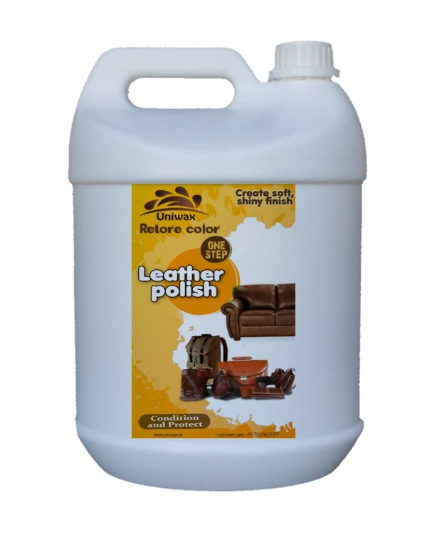 uniwax leather polish / leather conditioner natural color - 5kg