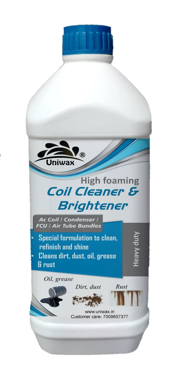 uniwax coil cleaner Cleans dirt, dust, oil, grease  & rust