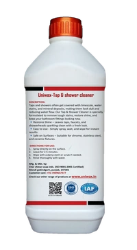 Tap & Shower Cleaner – Deep Cleaning Formula for Removes Limescale Stubborn Stains & Water Deposits - 1kg