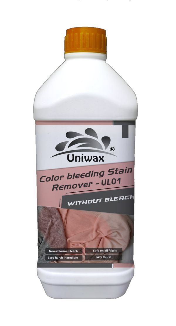 uniwax color bleeding stain remover / UL01 /  Colour Cloth stain remover - 1 Liter