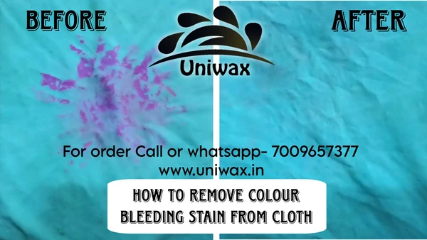 uniwax color bleeding stain remover / UL01 /  Colour Cloth stain remover - 1 Liter