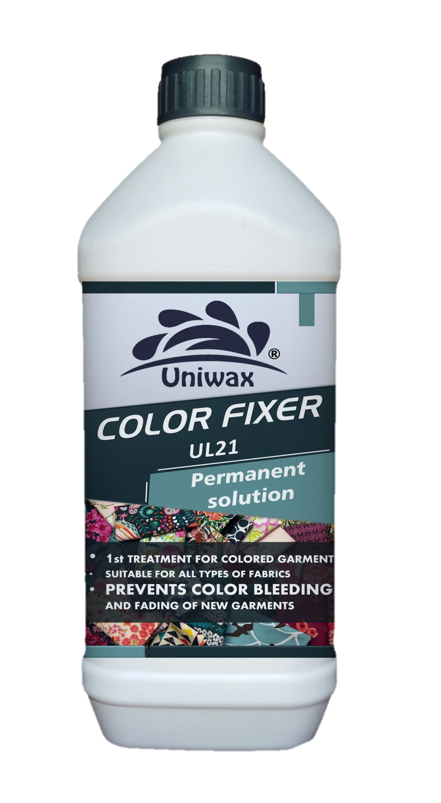 Fabric color fixer /  fabric dye fixer / Color Binder / UL21 For Silk, Cotton, Georgette and all Fabric - 1 liter
