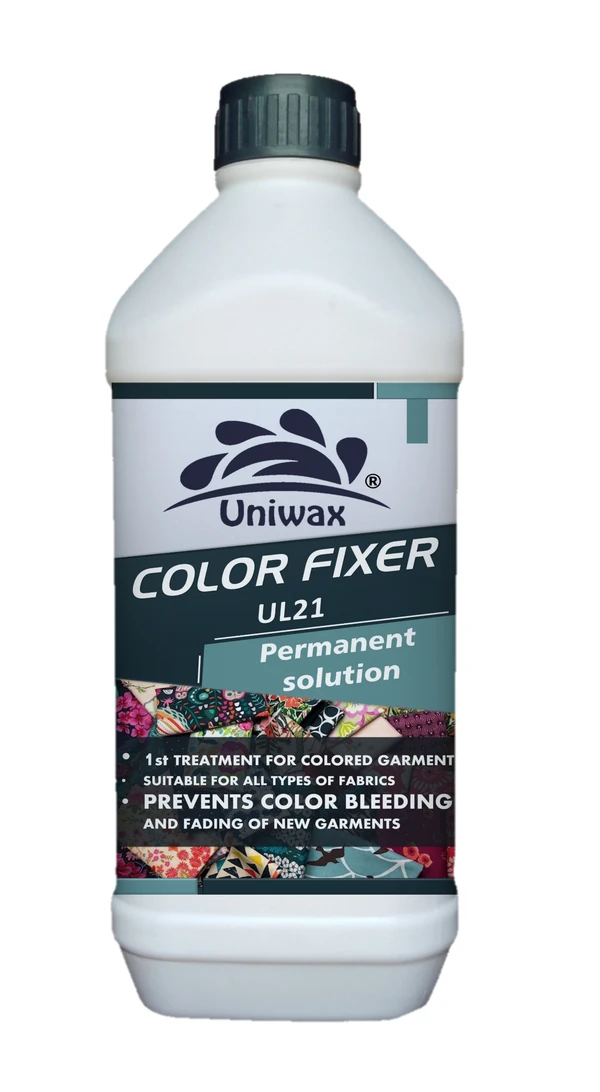 fabric color fixer /  fabric dye fixer / Color Binder / UL21 For Silk, Cotton, Georgette and all Fabric - 1 liter