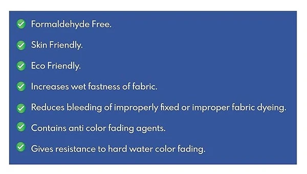fabric color fixer /  fabric dye fixer / Color Binder / UL21 For Silk, Cotton, Georgette and all Fabric - 1 liter