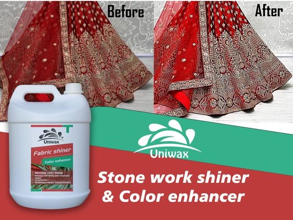 Fabric shiner / color enhancer / Saree polish uniwax - 5kg