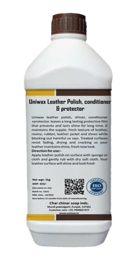 uniwax leather cleaner and leather polish - 1-1 kg each
