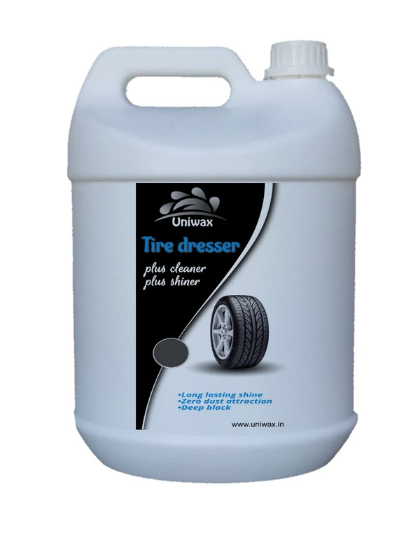 Uniwax tyre polish / tyre dresser / tire shiner - 5 kg, liquid