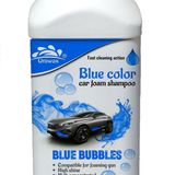Uniwax color foam wash with wax blue car shampoo - 1kg, blue