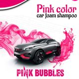 Uniwax color foam wash with wax pink car foam colour - 1kg