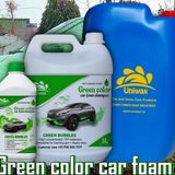 uniwax color car shampoo foam wash blue, green, pink, orange - 5kg each, 25kg total