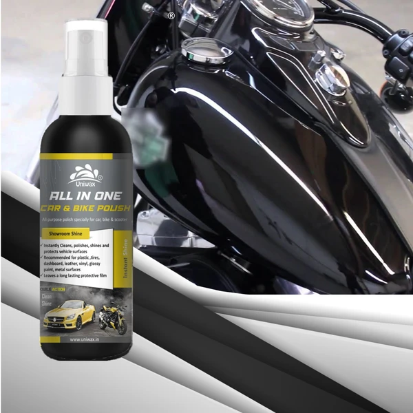 uniwax car polish bike polish multiple polish or all in one polish/ color restorer - 200ml