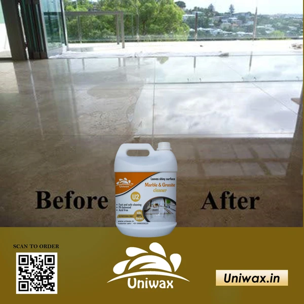 uniwax Marble and Granite Cleaner surface cleaner and shiner Natural stone cleaner - 5 kg