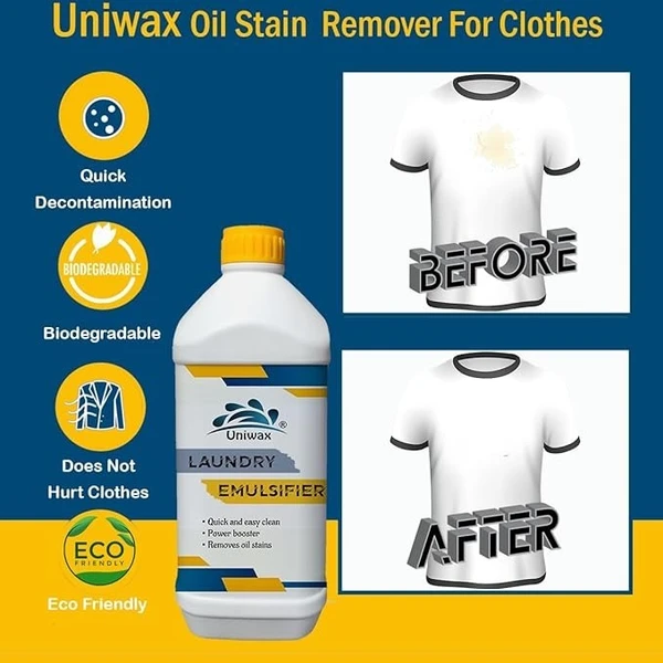 uniwax laundry emulsifier / detergent booster and oil stain remover - 1kg