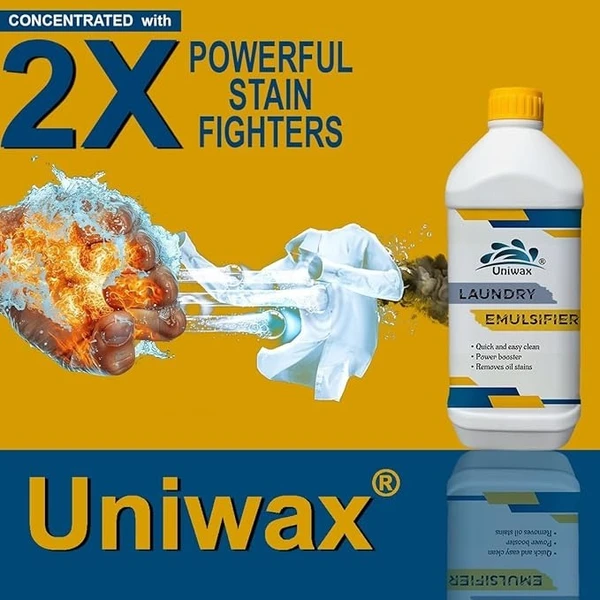 uniwax laundry emulsifier / detergent booster and oil stain remover - 1kg