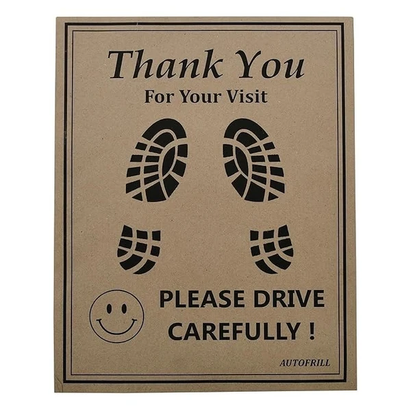 Car Foot Paper Mat 43*51cm - 100 pcs