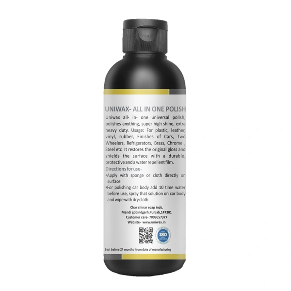 uniwax car polish bike polish multiple polish or all in one polish/ color restorer - 200ml
