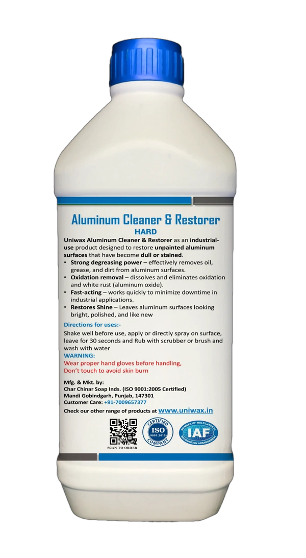 Aluminum cleaner HARD Heavy-duty / oxidation remover / Industrial uses - 1 kg