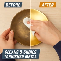 Uniwax Copper & Brass Cleaner – Instantly Removes Tarnish & Restores Shine – Gentle & Effective Metal Polish - 1kg