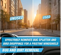 Uniwax All-Season Windshield Washer Fluid Concentrated Cleaner for Cars, Removes Dirt & Bugs - 1kg