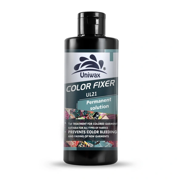 Fabric color fixer /  fabric dye fixer / Color Binder / UL21 For Silk, Cotton, Georgette and all Fabric - 200 ml