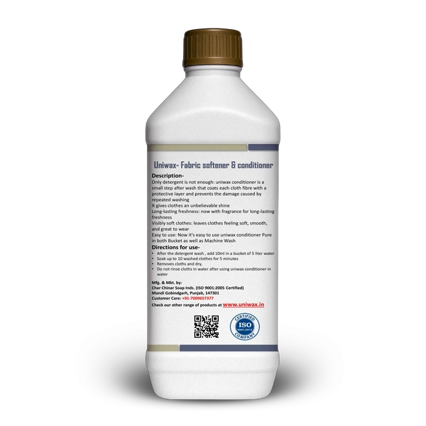 Uniwax PureSoft – Fabric Conditioner for Softness & Freshness  - 1 kg