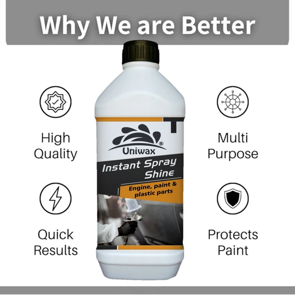 INSTANT SHINE FOR CAR PAINT AND PLASTIC PARTS - 5 liter