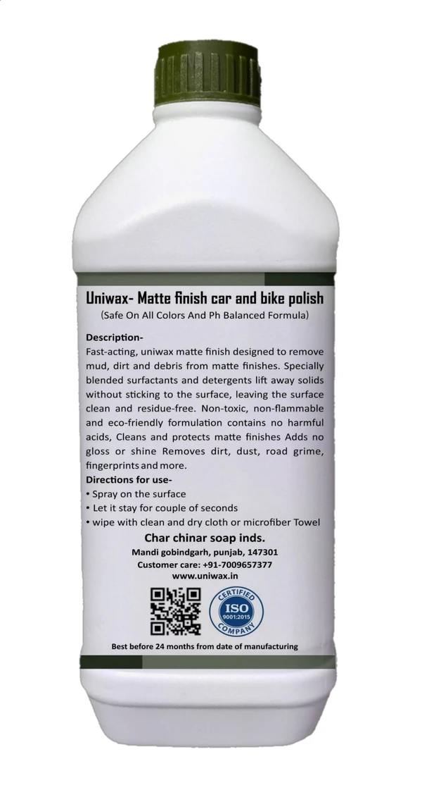 Uniwax matte finish polish For Matte Paint Automotive  - 1kg